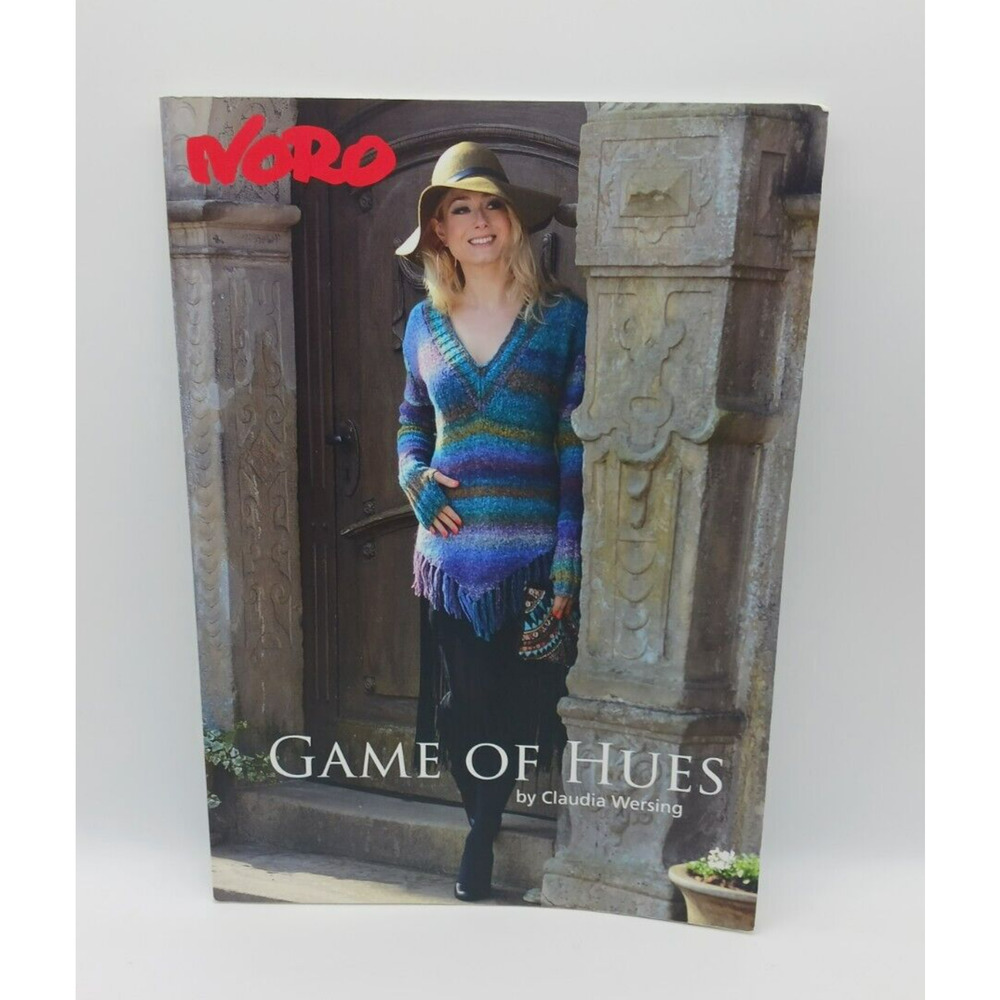 Noro Game of Hues By Claudia Wersing Knitting Sweaters Scarf 2015 Softcover